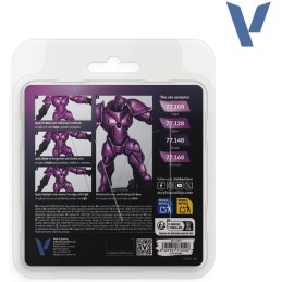 SET Vallejo True Metallic Metal PURPURA AMATISTA (4 x 18ml) - Acrilicos Vallejo 77255 SET Vallejo True Metallic Metal PURPURA AMATISTA (4 x 18ml) - Acrilicos Vallejo 77255