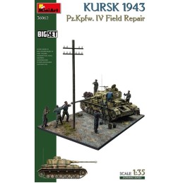 DIORAMA: BATALLA DE KURSK 1943 / Panzer IV Reparacion de campaña -Escala 1/35- MiniArt 36062 DIORAMA: BATALLA DE KURSK 1943 / Panzer IV Reparacion de campaña -Escala 1/35- MiniArt 36062