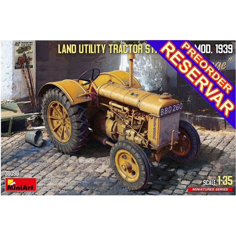 TRACTOR FORDSON Standard Mod. N (1939) "Orange" -Escala 1/35- MiniArt TRACTOR FORDSON Standard Mod. N (1939) "Orange" -Escala 1/35- MiniArt