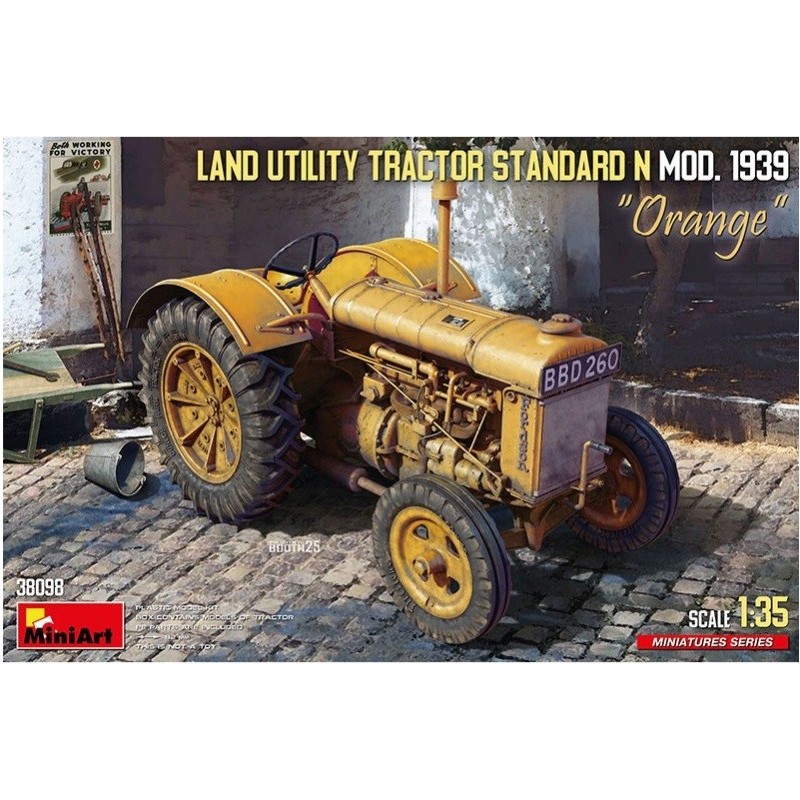 TRACTOR FORDSON Standard Mod. N (1939) "Orange" -Escala 1/35- MiniArt