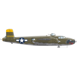 NORTH AMERICAN B-25 J MITCHELL (STRAFER) -Escala 1/48- Eduard 548001