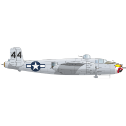 NORTH AMERICAN B-25 J MITCHELL (STRAFER) -Escala 1/48- Eduard 548001