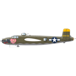 NORTH AMERICAN B-25 J MITCHELL (STRAFER) -Escala 1/48- Eduard 548001