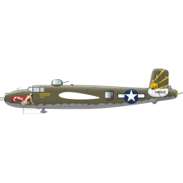 NORTH AMERICAN B-25 J MITCHELL (STRAFER) -Escala 1/48- Eduard 548001