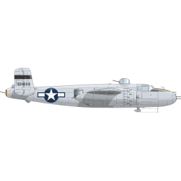 NORTH AMERICAN B-25 J MITCHELL (STRAFER) -Escala 1/48- Eduard 548001