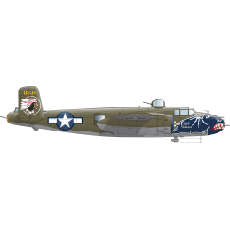 NORTH AMERICAN B-25 J MITCHELL (STRAFER) -Escala 1/48- Eduard 548001