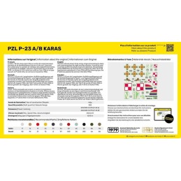 P.Z.L. P-23 A / B KARAS -Escala 1/72- Heller 80247
