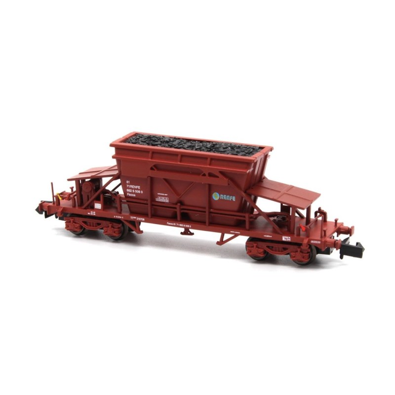 VAGON TOLVA TT9 Faoos OXIDO - RENFE Epoca IV -Escala N / 1/160- MF Train N34924