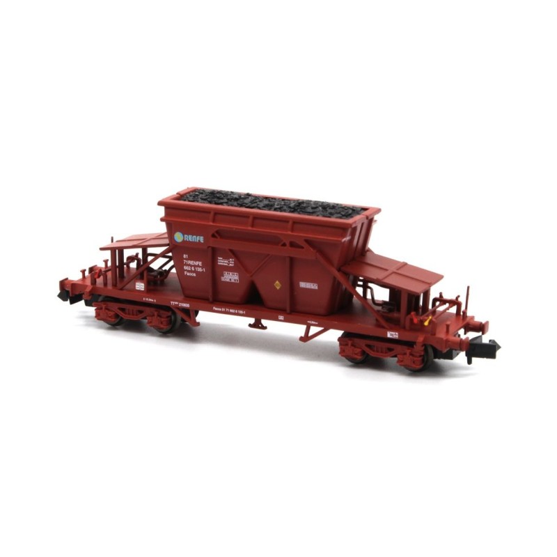 VAGON TOLVA TT9 Faoos OXIDO - RENFE Epoca IV -Escala N / 1/160- MF Train N34925