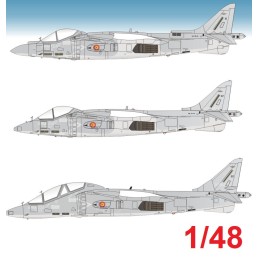 CALCAS HARRIER AV-8B Y TAV PLUS MATADOR ESCALA 1/48