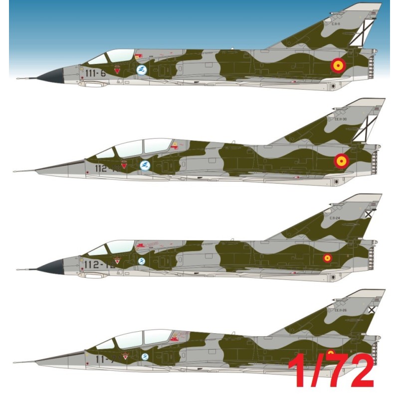 CALCAS MIRAGE III (MANISES) 1/72 - Series Españolas SE472