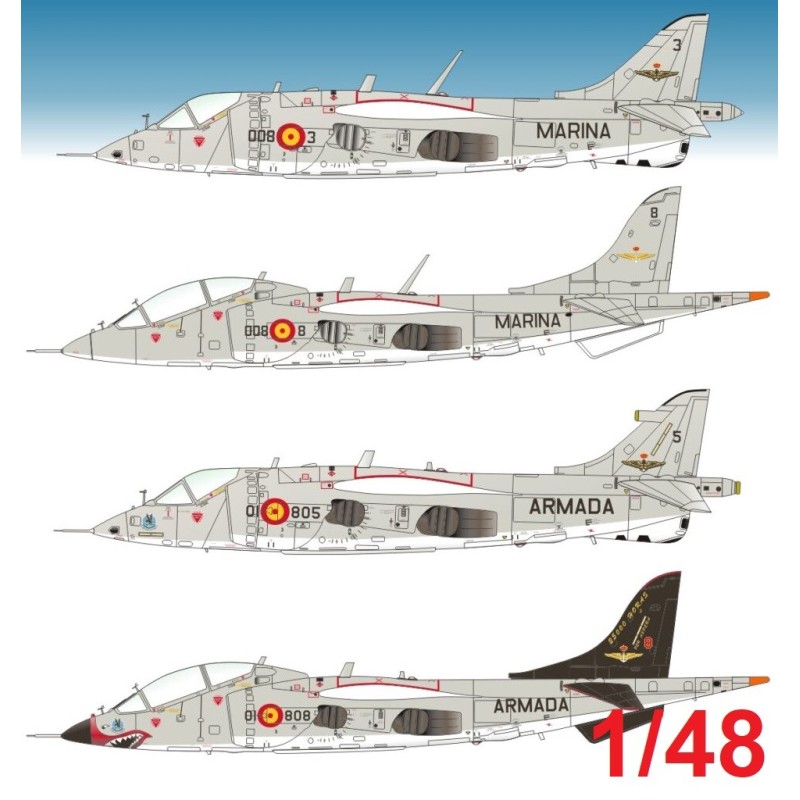 CALCAS McDONNELL DOUGLAS AV-8 A MATADOR HARRIER 1/48