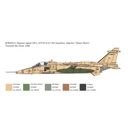 SEPECAT JAGUAR GR.1 / GR.3 -Escala 1/72- Italeri 1459