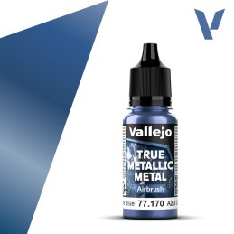 Vallejo True Metallic Metal 170 AEROGRAFO AZUL ULTRAMAR (18ml) - Acrilicos Vallejo 77179 0