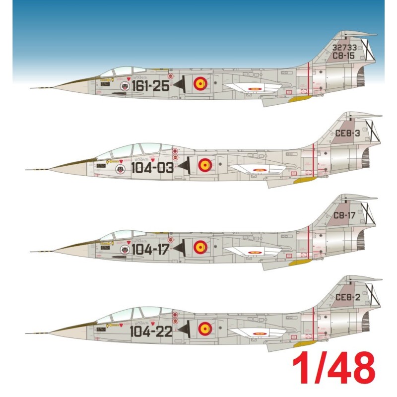 CALCAS F-104 G / TF-104 G (TORREJON) 1/48 - Series Españolas SE2348