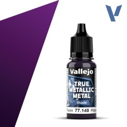 Vallejo True Metallic Metal 148 SOMBRA PURPURA AMATISTA (18ml) - Acrilicos Vallejo 77148