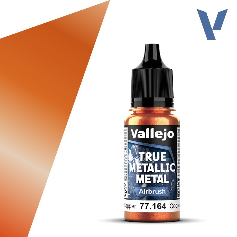 Vallejo True Metallic Metal 164 AEROGRAFO COBRE ANTIGUO (18ml) - Acrilicos Vallejo 77164