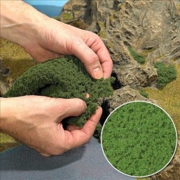 TRAMA FOLLAGE VERDE PRIMAVERA (150 x 250 mm) -Sin Escala- Busch 7341