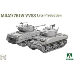 CARRO DE COMBATE M-4 A1 76 mm (W) SHERMAN VVSS -Escala 1/35- Takom 2207