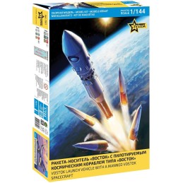 VEHICULO LANZADOR  "Semyorka" & VEHICULO ESPACIAL "VOSTOK 1" -Escala 1/144- Zvezda 7501