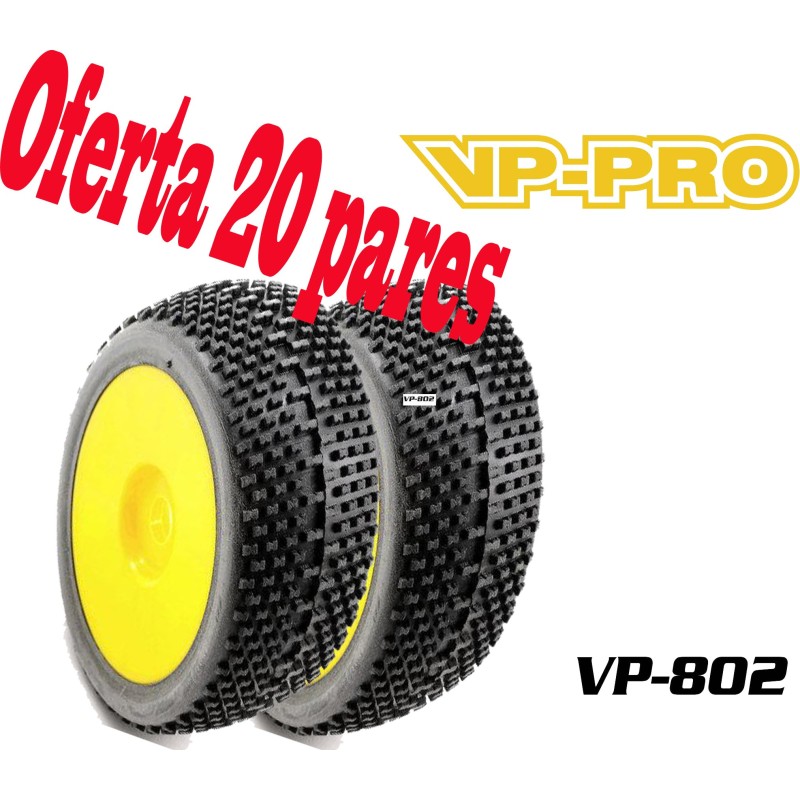 LOTE 20 PAREJAS DE RUEDAS CUT-OFF VP PRO VP802 (10 COCHES COMPLETOS)