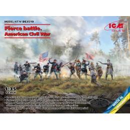 SET GUERRA CIVIL AMERICANA "FIERCE BATTLE" -Escala 1/35- ICM DS3519