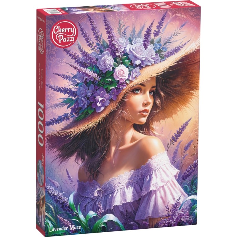 PUZZLE 1000 Pzas MUSA DE LA LAVANDA - Cherry Pazzi 31094