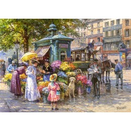 PUZZLE 1000 Pzas MERCADO DE FLORES - Cherry Pazzi 30226