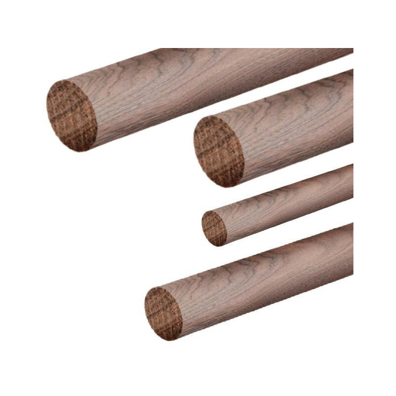 VARILLA REDONDA NOGAL (10 x 1000 mm) - 2 unidades VARILLA REDONDA NOGAL (10 x 1000 mm) - 2 unidades