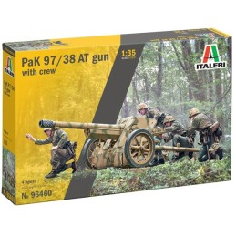 CAÑON ANTICARRO Pak 97/38 & DOTACION -Escala 1/35- Italeri 6460