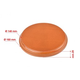 PEANA REDONDA MADERA BARNIZADA D: 160,00 mm - AMATI 8045/16
