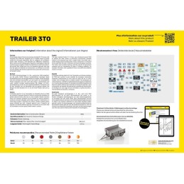 TRAILER GRANJA (3 ton) -Escala 1/24- Heller 81410