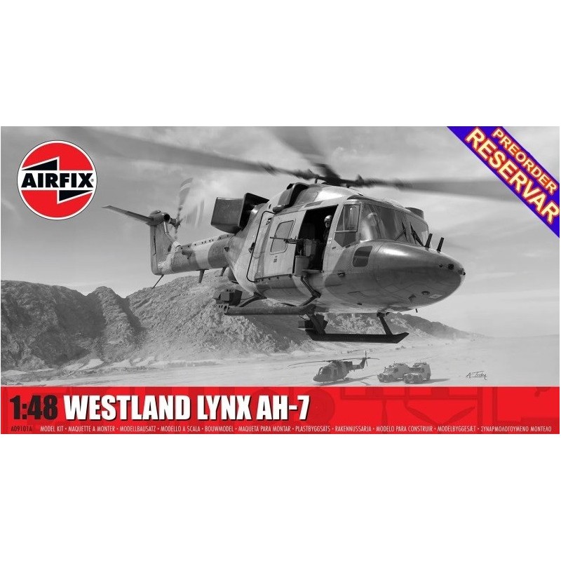 WESTLAND - AEROSPATIALE LYNX AH-7 -Escala 1/48- Airfix A09101A