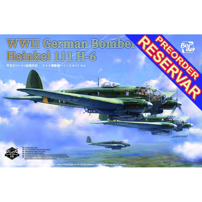 HEINKEL He-111 H-6 -Escala 1/32- Border Model BF-018