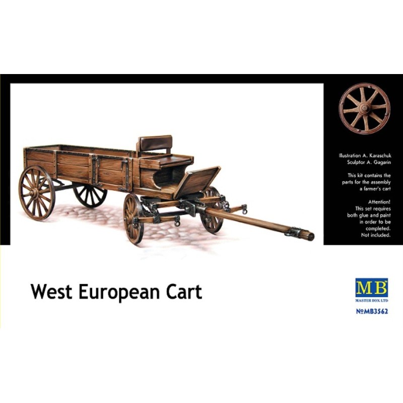 CARRO DE MADERA EUROPEO -Escala 1/35- Master Box 3562