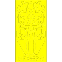 MASCARA CABINA MIG-31 BM -Escala 1/48- Eduard EX489