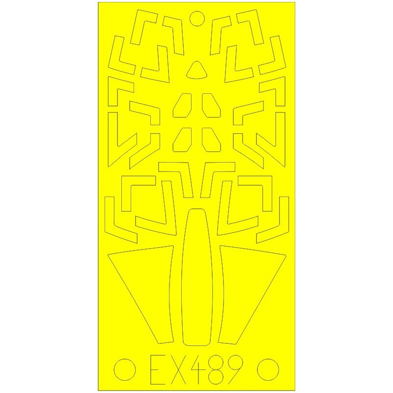 MASCARA CABINA MIG-31 BM -Escala 1/48- Eduard EX489