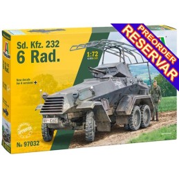 VEHICULO BLINDADO Sd.Kfz.232 6 RAD -Escala 1/72- Italeri 97032