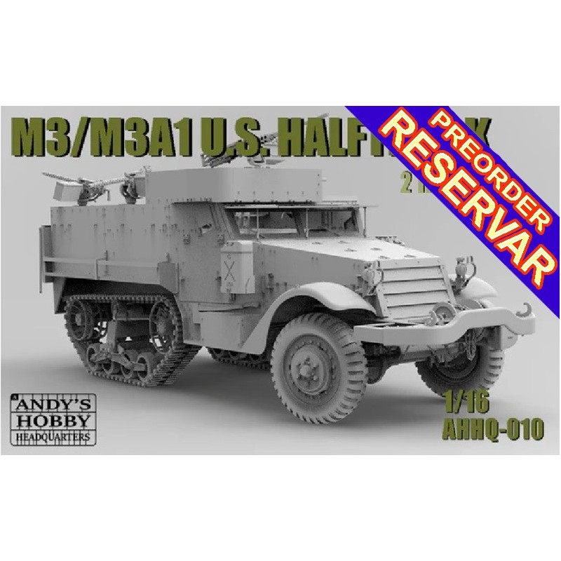 SEMIORUGA M-3 / M-3A1 U.S. Halftrack -Escala 1/16- Andy HHQ-010