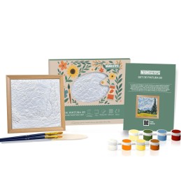 Set pintura 3D: CAMPO DE TRIGO CON CIPRESES - MADNESSTOYS 3DP34005