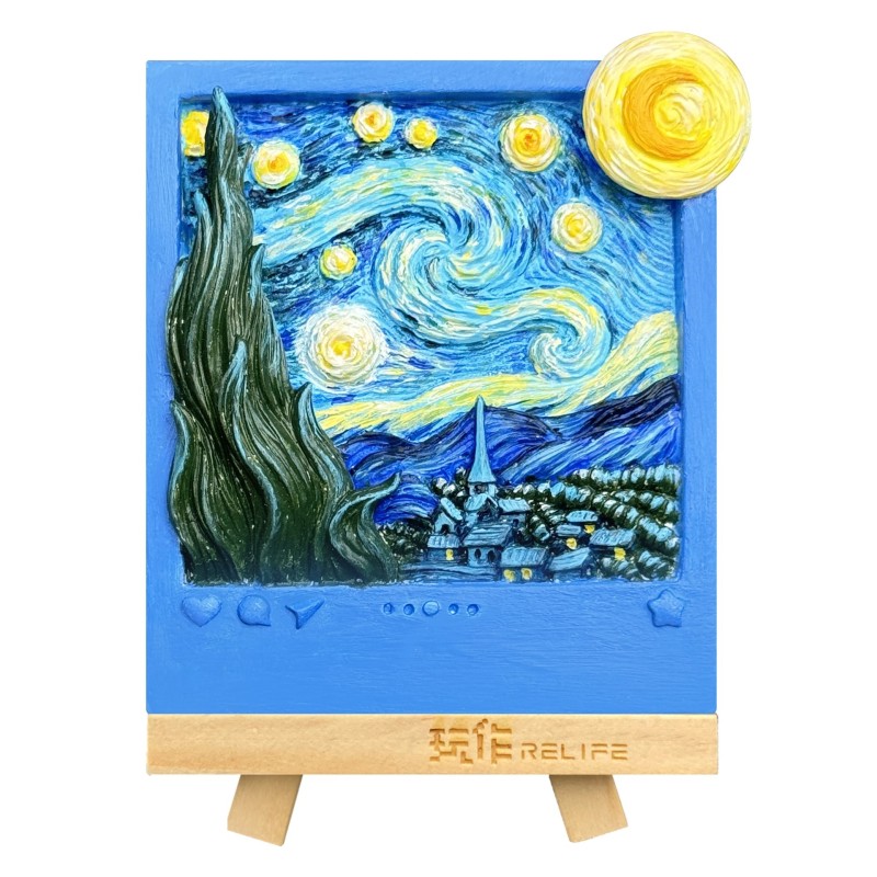 Set pintura 3D: IMAN NOCHE ESTRELLADA - MADNESSTOYS 3DPF002