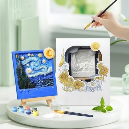 Set pintura 3D: IMAN NOCHE ESTRELLADA - MADNESSTOYS 3DPF002