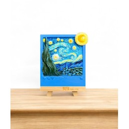 Set pintura 3D: IMAN NOCHE ESTRELLADA - MADNESSTOYS 3DPF002