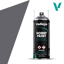 SPRAY HOBBY PAINT GRIS METALIZADO 400ml  ACRILICOS VALLEJO 28031