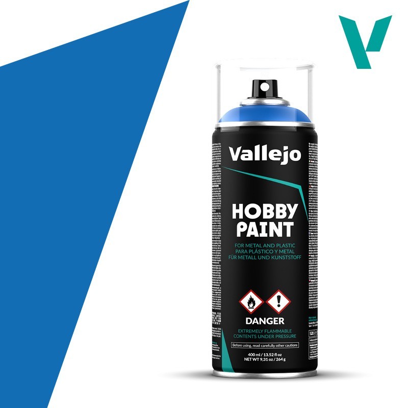 SPRAY HOBBY PAINT AZUL MAGICO 400ml  ACRILICOS VALLEJO 28030