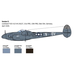 LOCKHEED P-38 J LIGHTNING -Escala 1/48- Italeri 2834