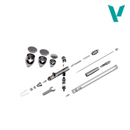 AEROGRAFO Vallejo PROFINISH 2X1 0.2mm/0.3mm + 3COPAS