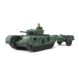 CARRO DE COMBATE CHURCHILL MK-VII COCODRILE -1/48- Tamiya 32594