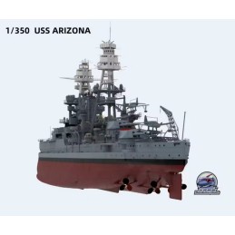 ACORAZADO U.S.S. ARIZONA BB-39 -Escala 1/350- DaLiGeJian Model CY102