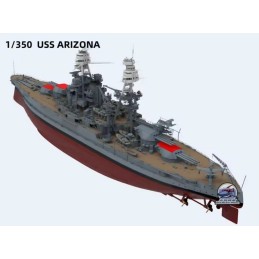 ACORAZADO U.S.S. ARIZONA BB-39 -Escala 1/350- DaLiGeJian Model CY102